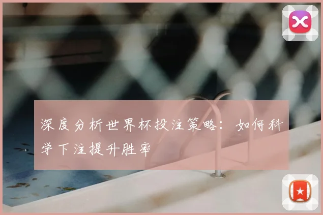深度分析世界杯投注策略：如何科学下注提升胜率